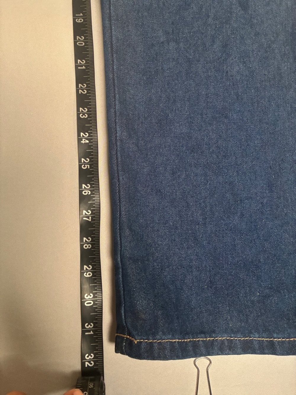 SHEIN Classic Wide-Leg Denim Overalls - Dark Blue Medium - Picture 6 of 8